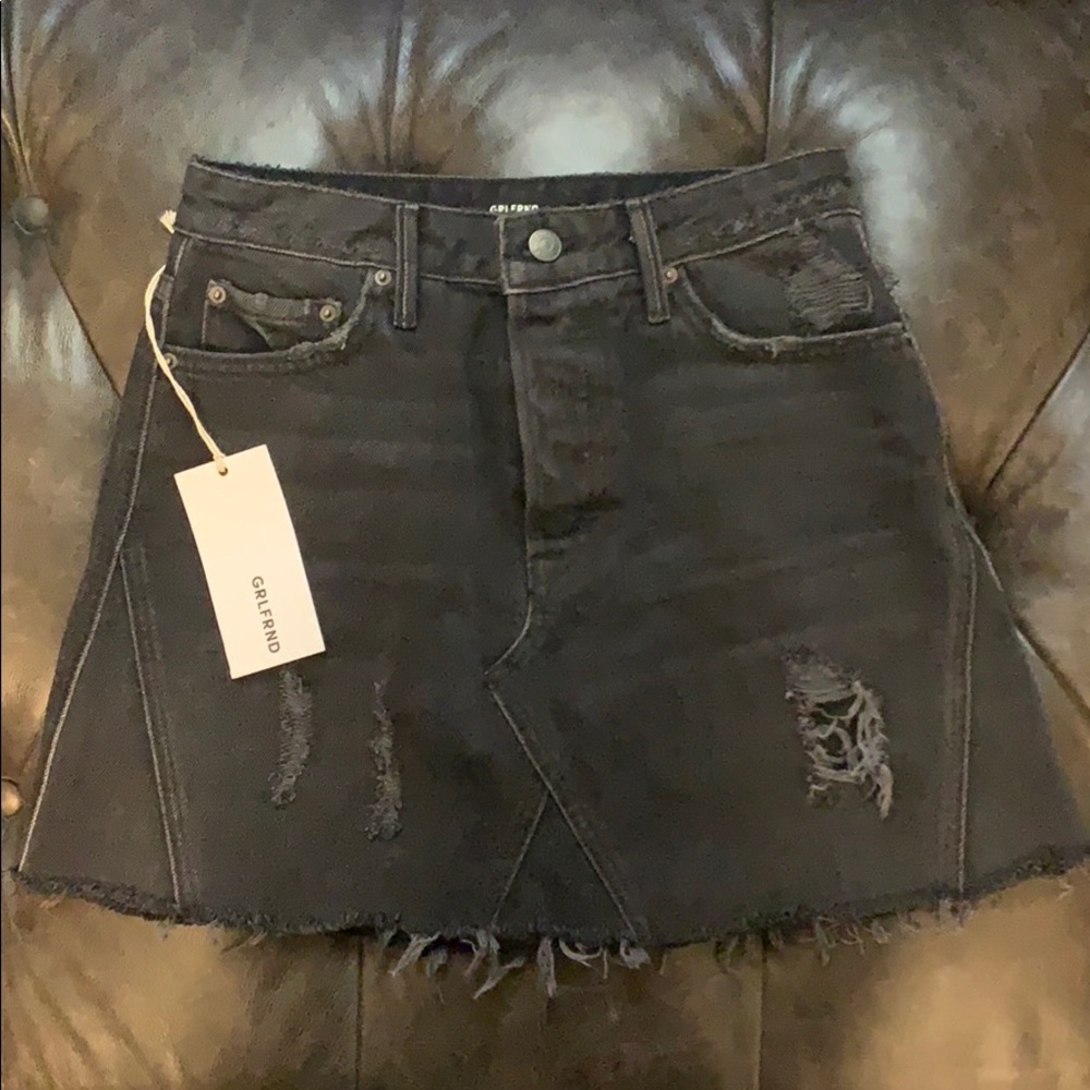 GRLFRND EVA Denim Skirt